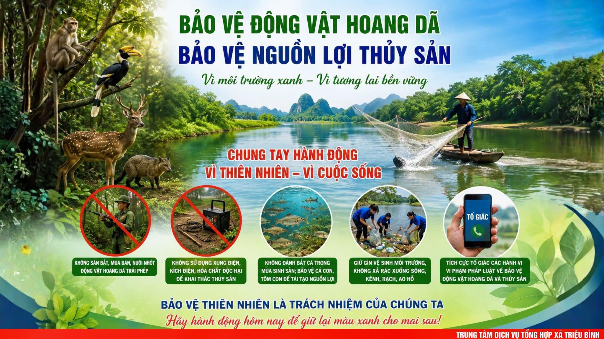 BẢO VỆ ĐỘNG VẬT HOANG DÃ, BẢO VỆ NGUỒN LỢI THỦY SẢN