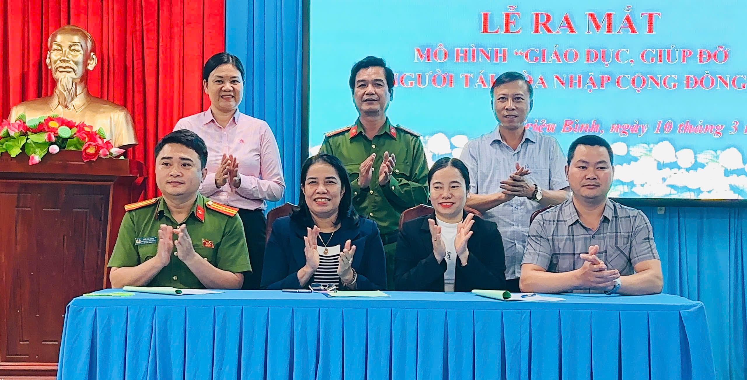 Lễ ra mắt mô hình “Giáo dục, giúp đỡ người tái hòa nhập cộng đồng”